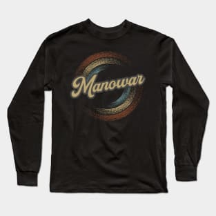 Manowar Circular Fade Long Sleeve T-Shirt